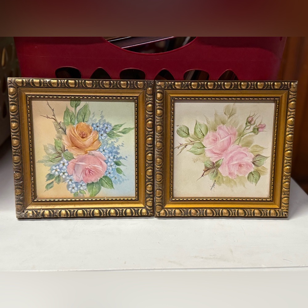 Flower tile‎ wall decor